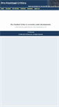 Mobile Screenshot of pfcritics.com